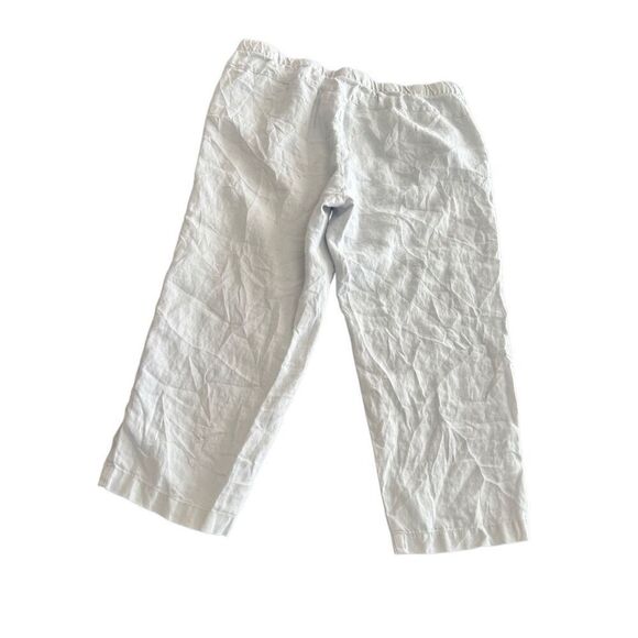 J. Jill Pure 100% linen  cropped pants size L - Picture 5 of 8